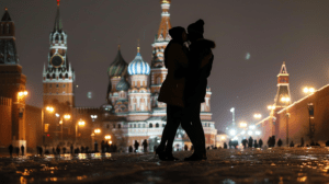 Saint Valentin à Moscou
