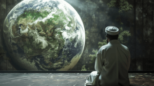 La terre, l'islam (IA)