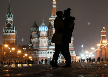 Saint Valentin à Moscou