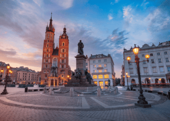 Eglise catholique à Cracovie, Pologne