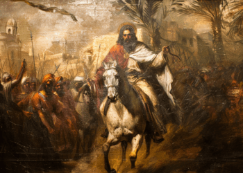 Jésus entre dans Jérusalem, Dimanche des Rameaux - IA