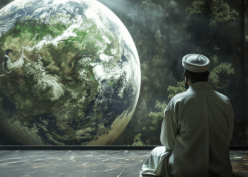 La terre, l'islam (IA)