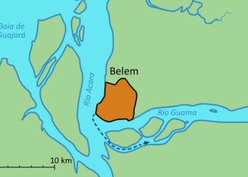 Carte de la Région de Belem