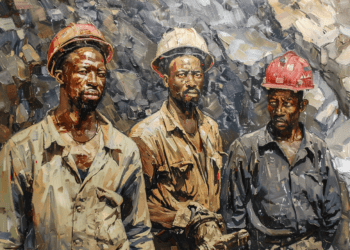 Des mineurs en Afrique du Sud