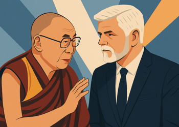 Dalai Lama et Petr Pavel
