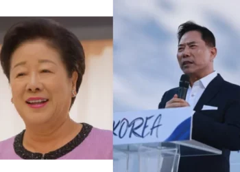 pasteur Hyun-bo Son et Hak Ja Han Moon