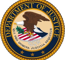 Logo Departement de la Justice aux USA