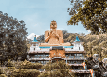 Temple d'Or à Dambulla au Sri lanka