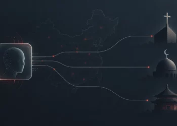 Surveillance chinoise des religions via Anthropic - Générée par IA