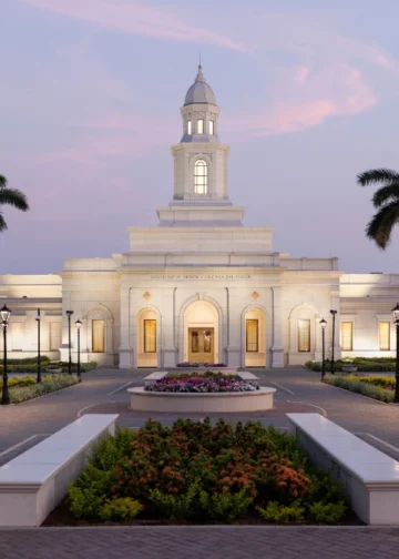 Le temple de Managua, premier temple de l’Église de Jésus-Christ des saints des derniers jours au Nicaragua, consacré le 18 octobre 2026.